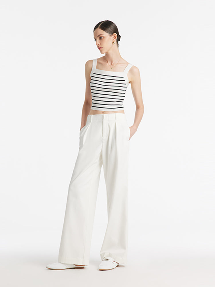 Oil-Resistant Wide Leg Jeans
