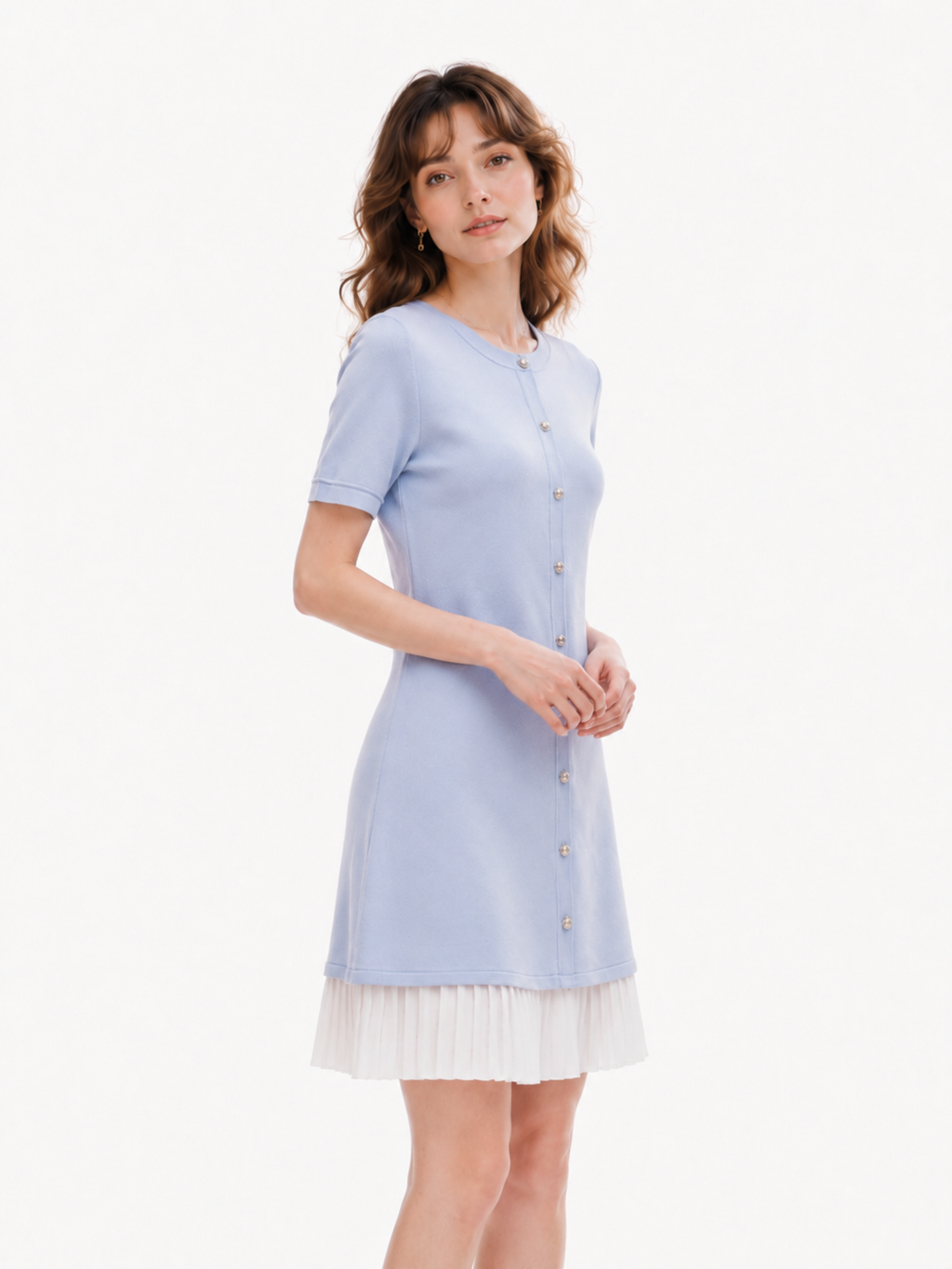 Tencel H-Line Mini Dress