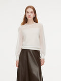 Cashmere-Blend Panelled Knit