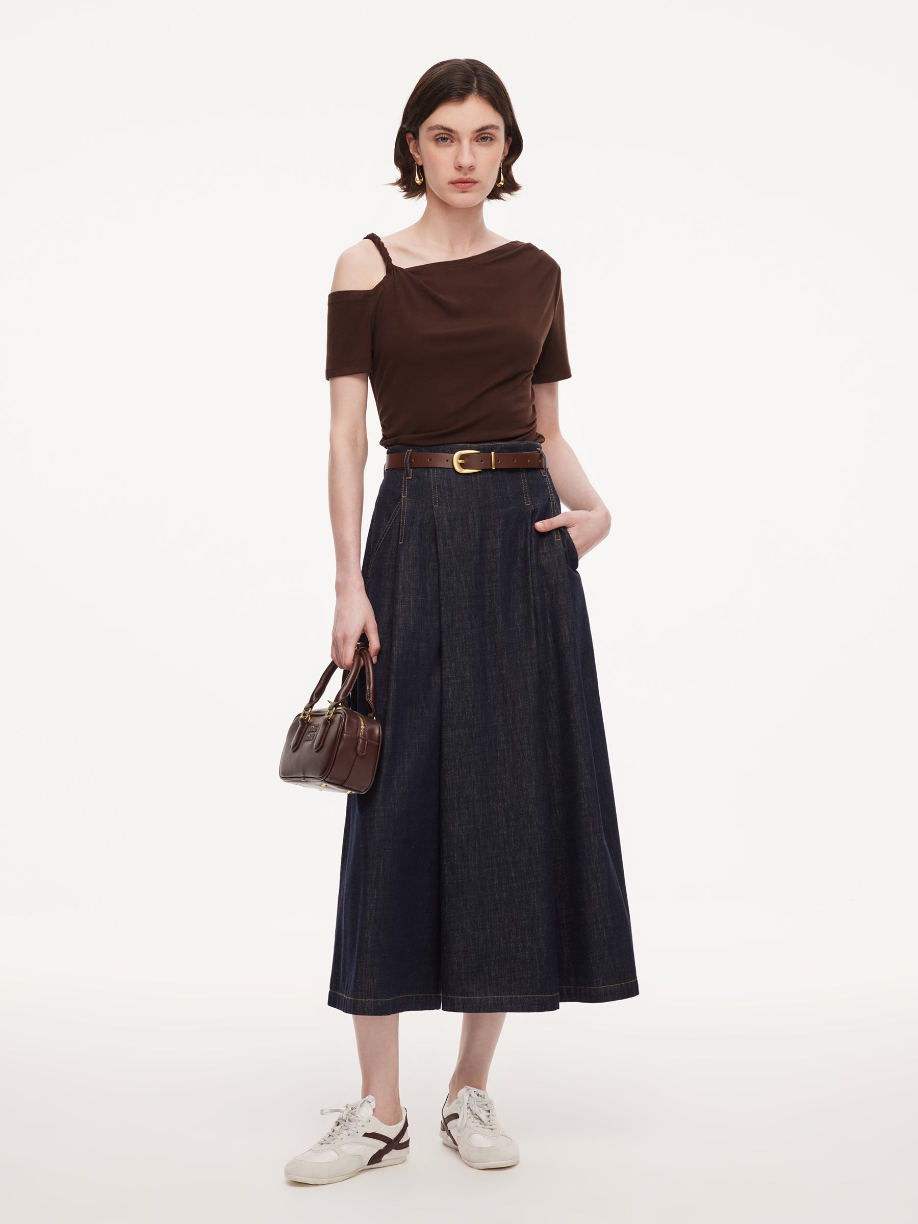 Side-Ruching Slimming Knit