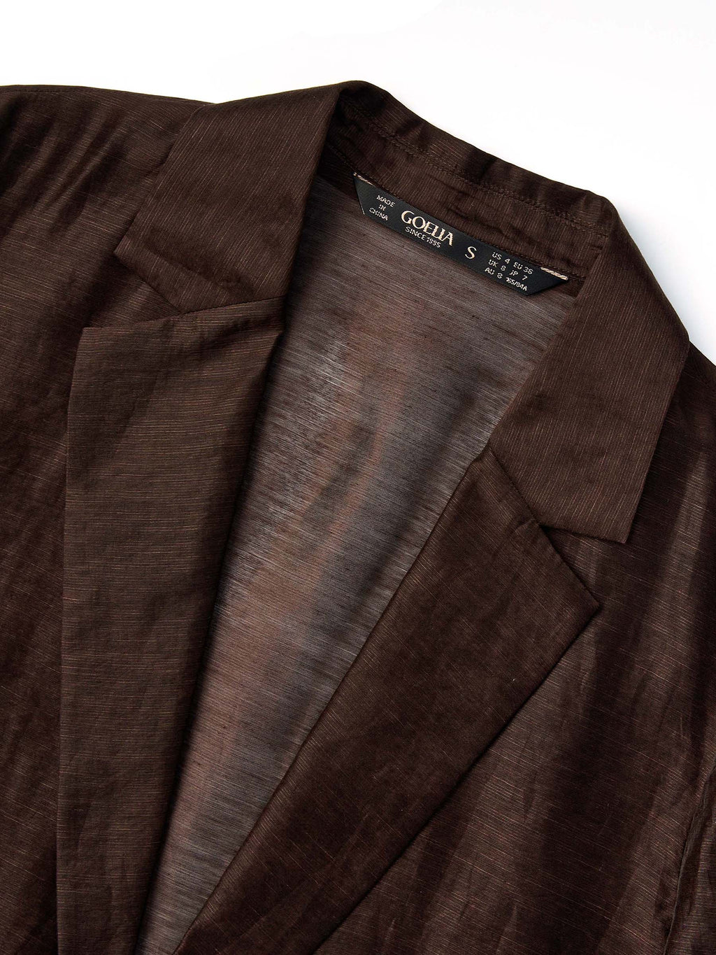 Tencel Linen 3/4 Sleeve Blazer