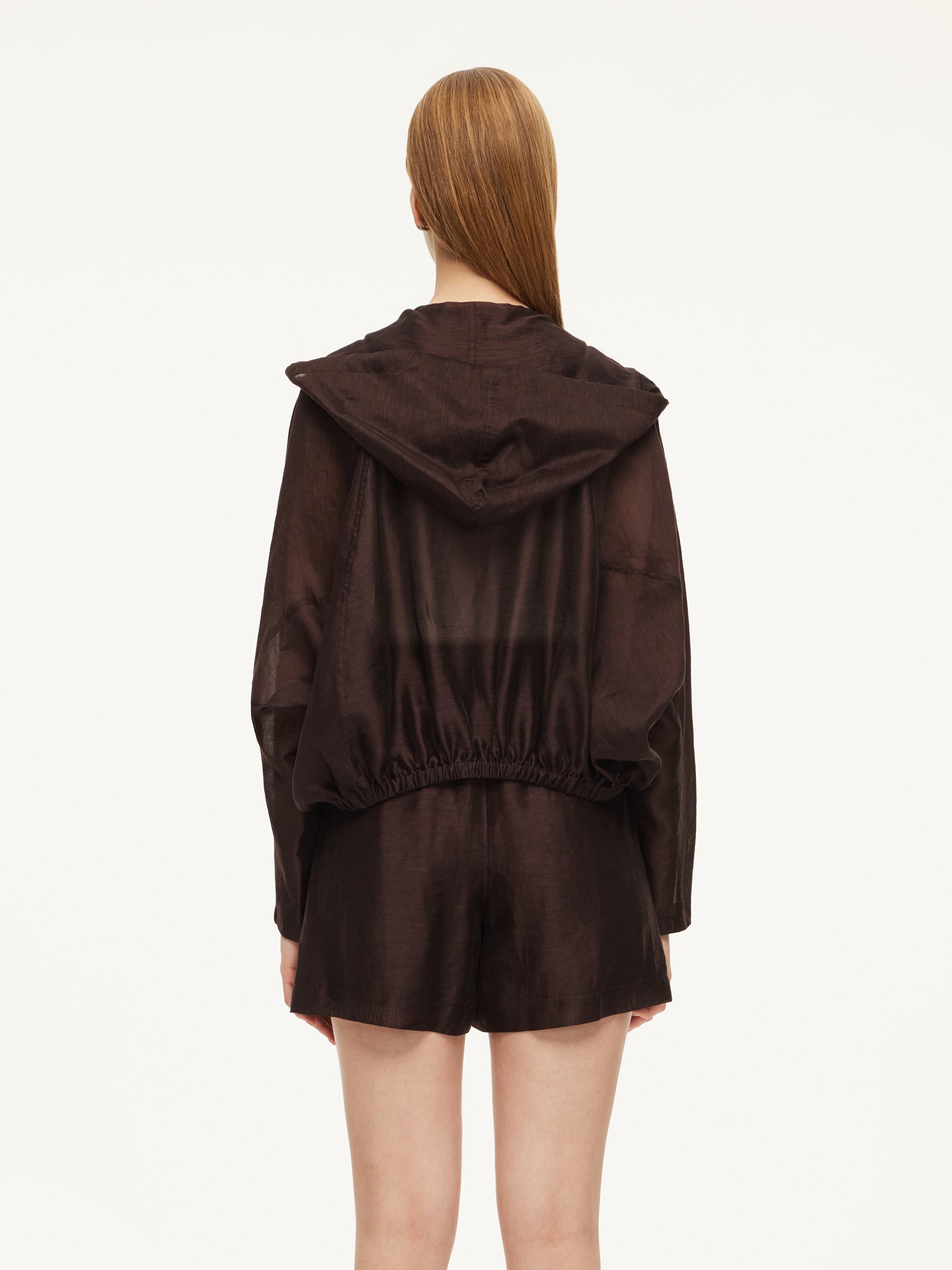 Tencel Linen Hooded Jacket