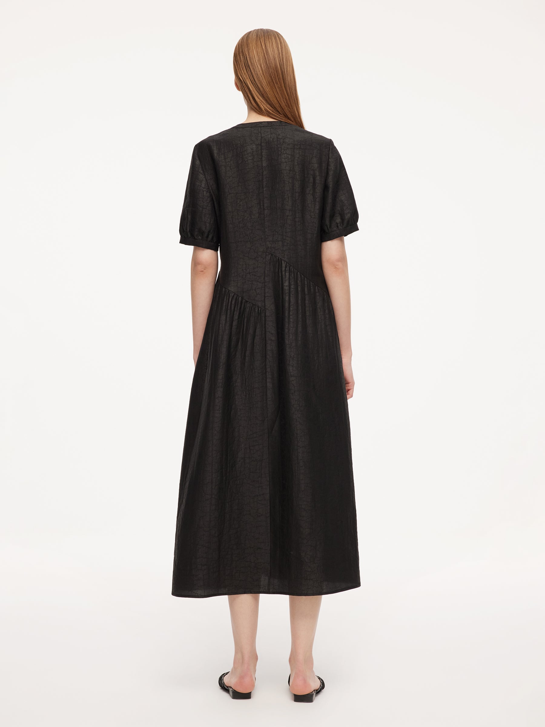 Silk Asymmetrical Dress