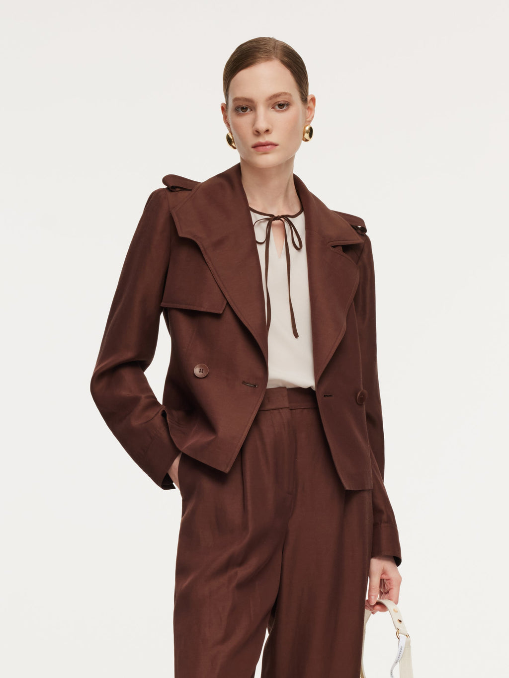 Asymmetric Lapel Jacket