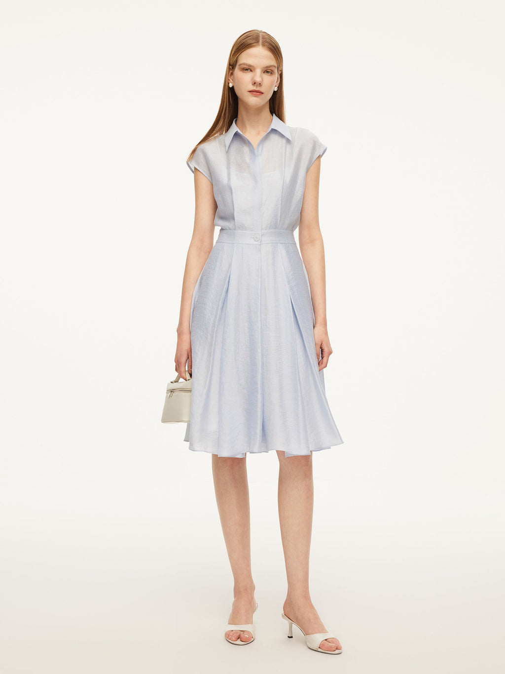 Tencel-Acetate-Linen Shirt Dress