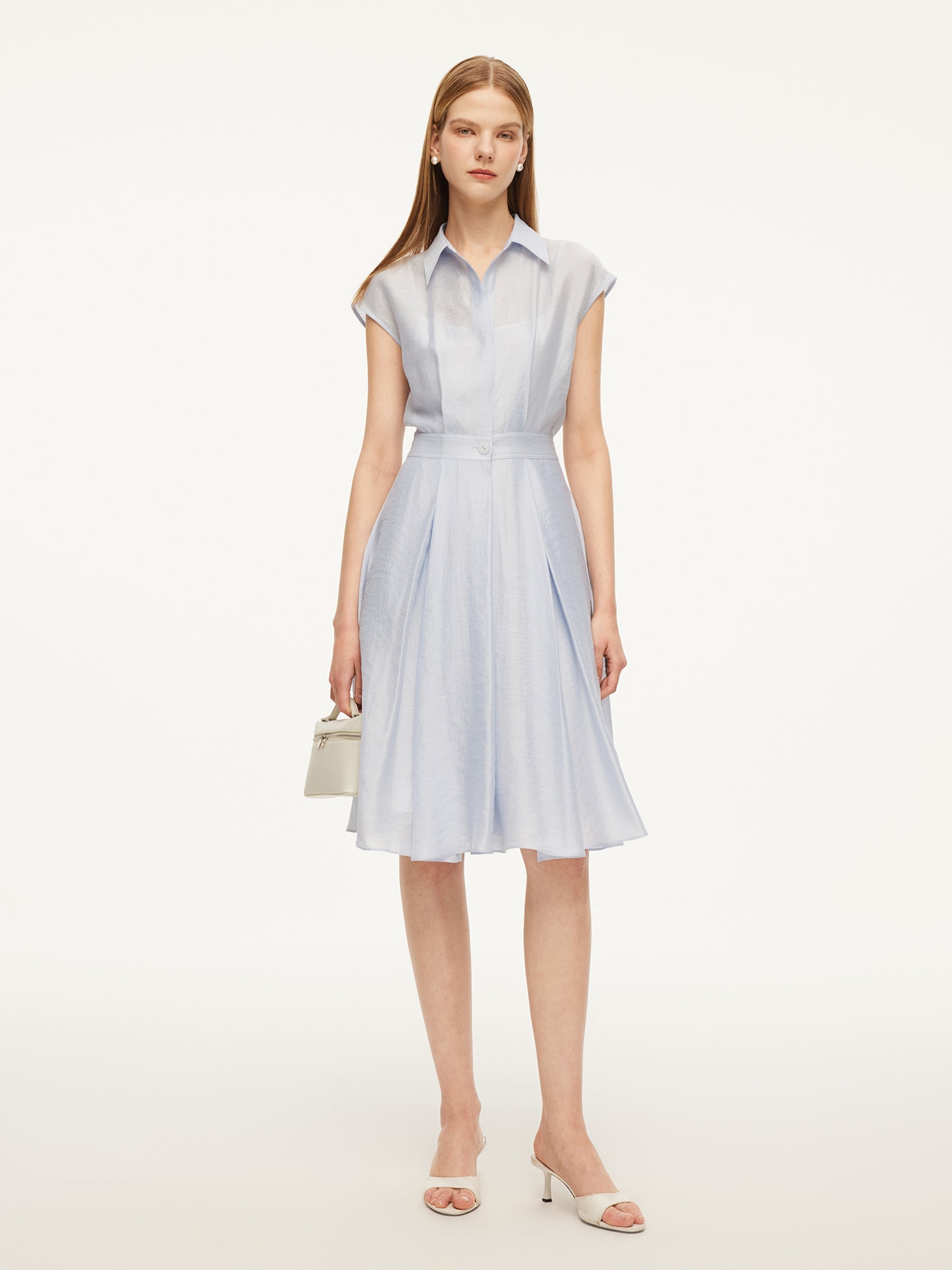 Tencel-Acetate-Linen Shirt Dress