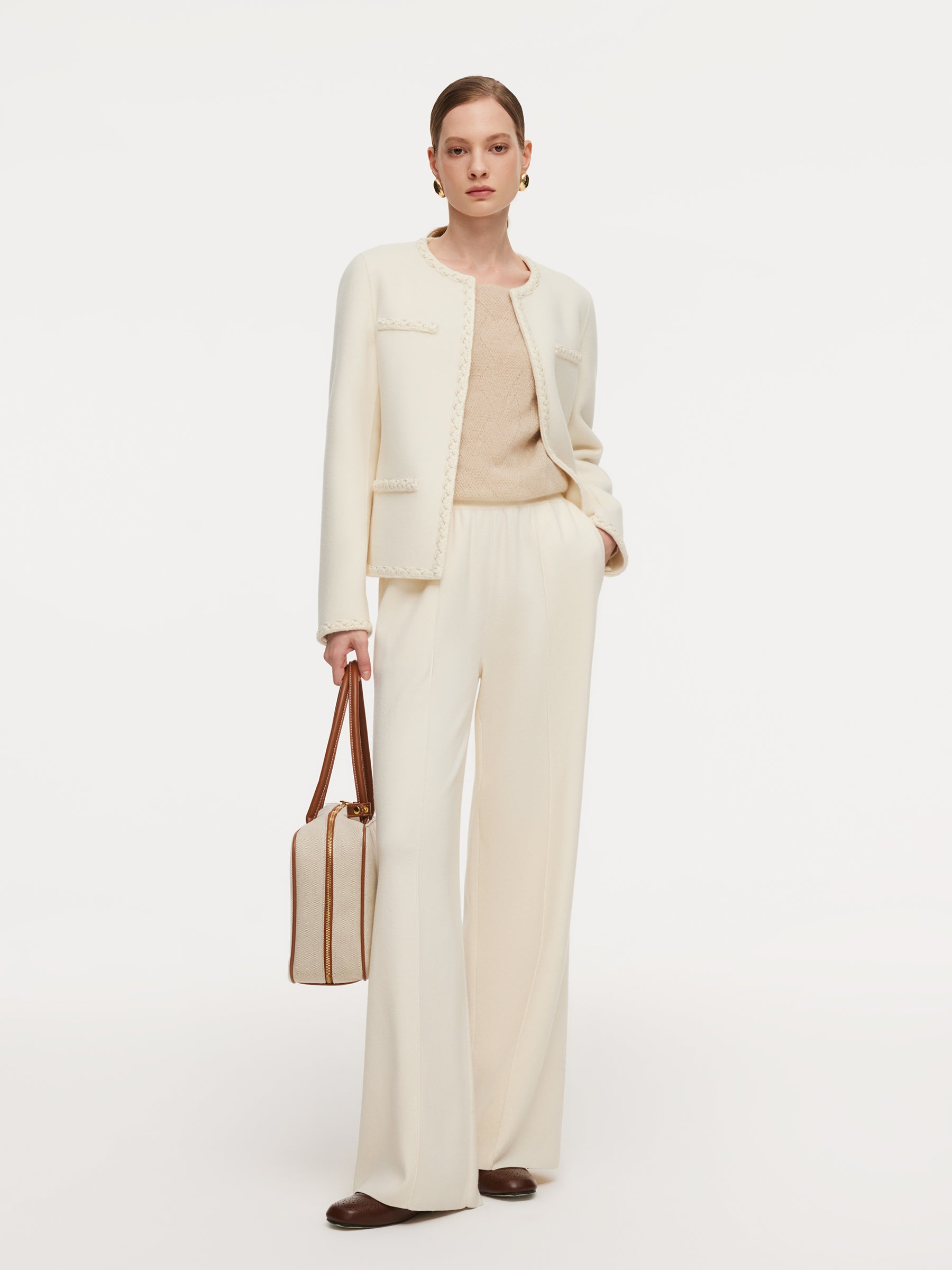 Double-Faced Cashmere Wool Jacket