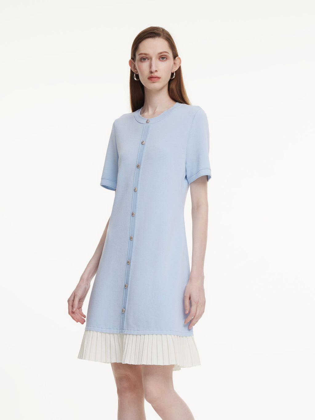 Tencel H-Line Mini Dress