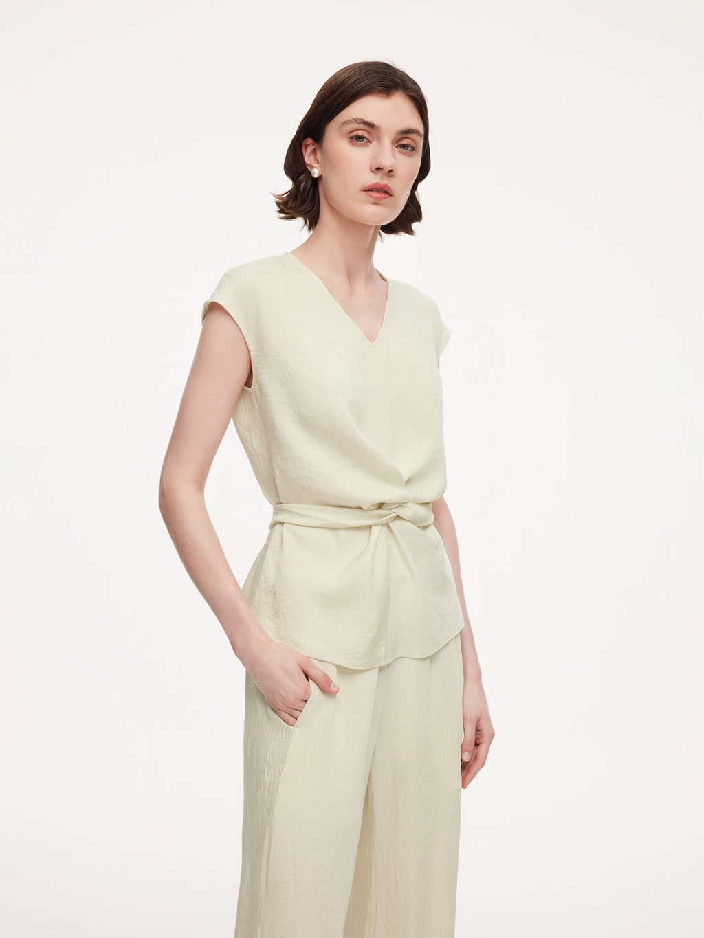 Pearlescent Acetate Tie Top