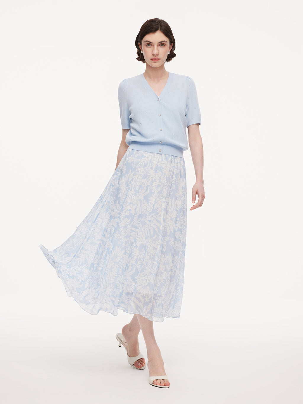 Mulberry Silk A-Line Skirt