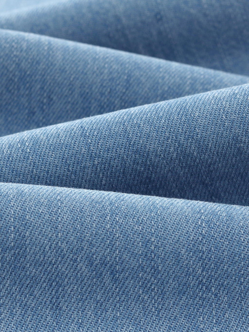 Front-Pleat Summer Denim