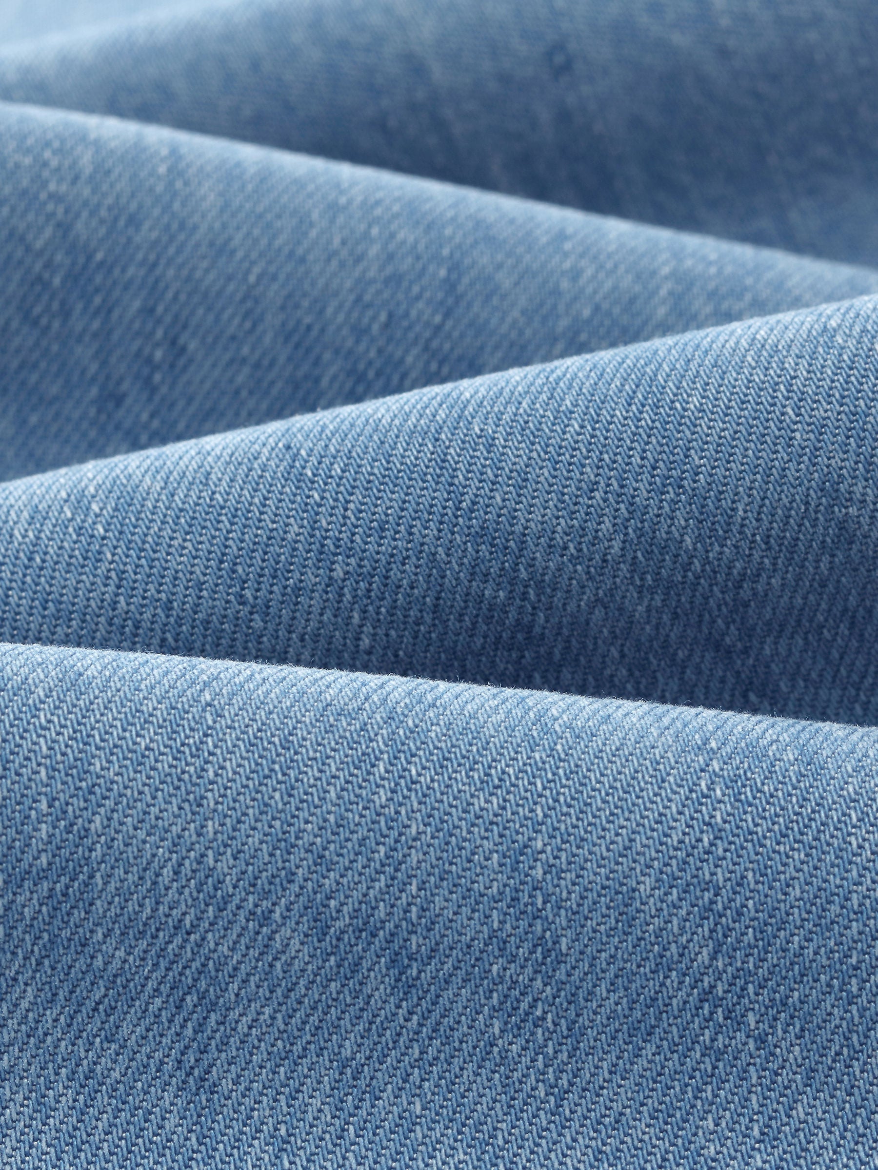 Front-Pleat Summer Denim
