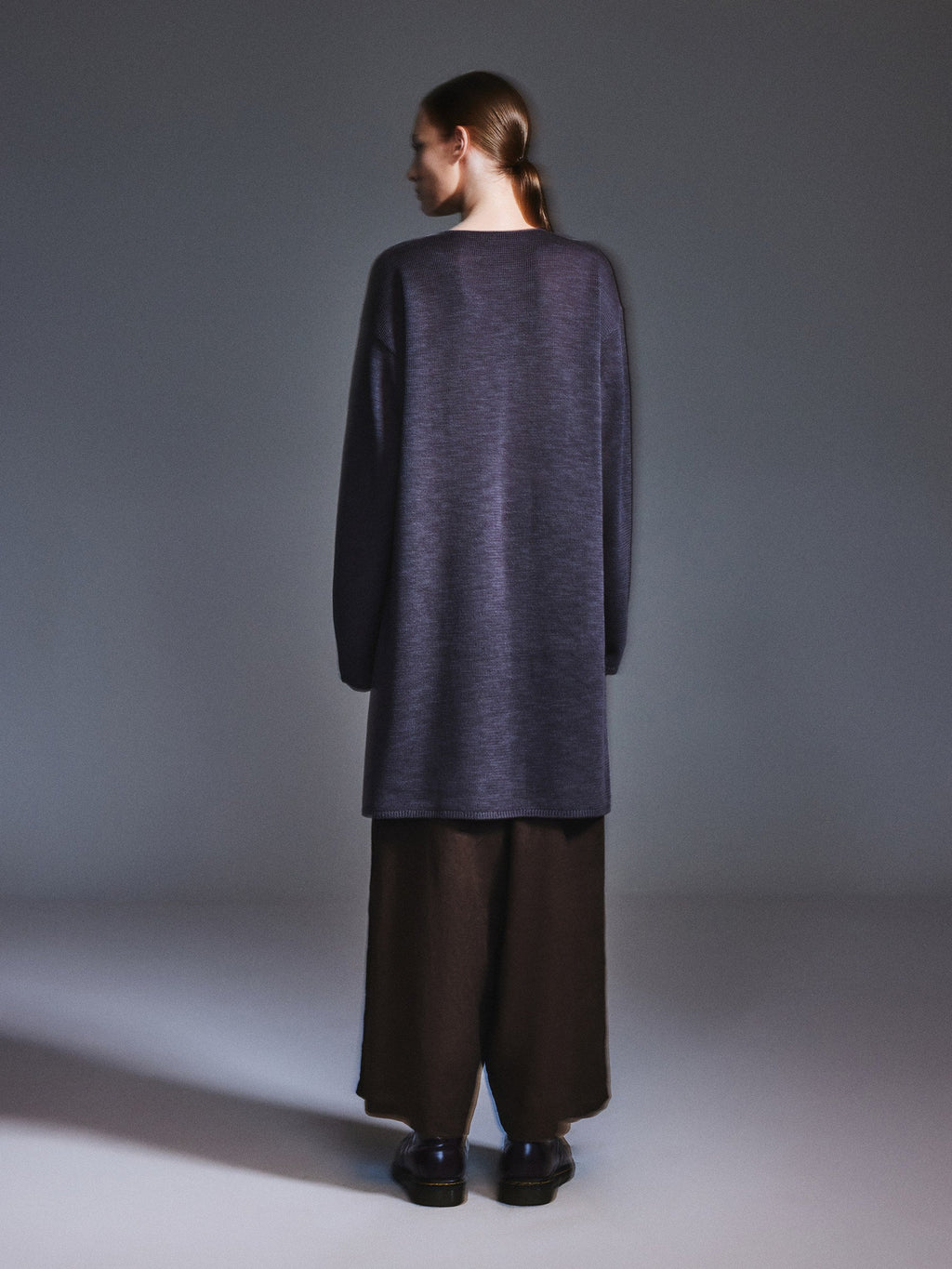 Cotton Linen Longline Sweater