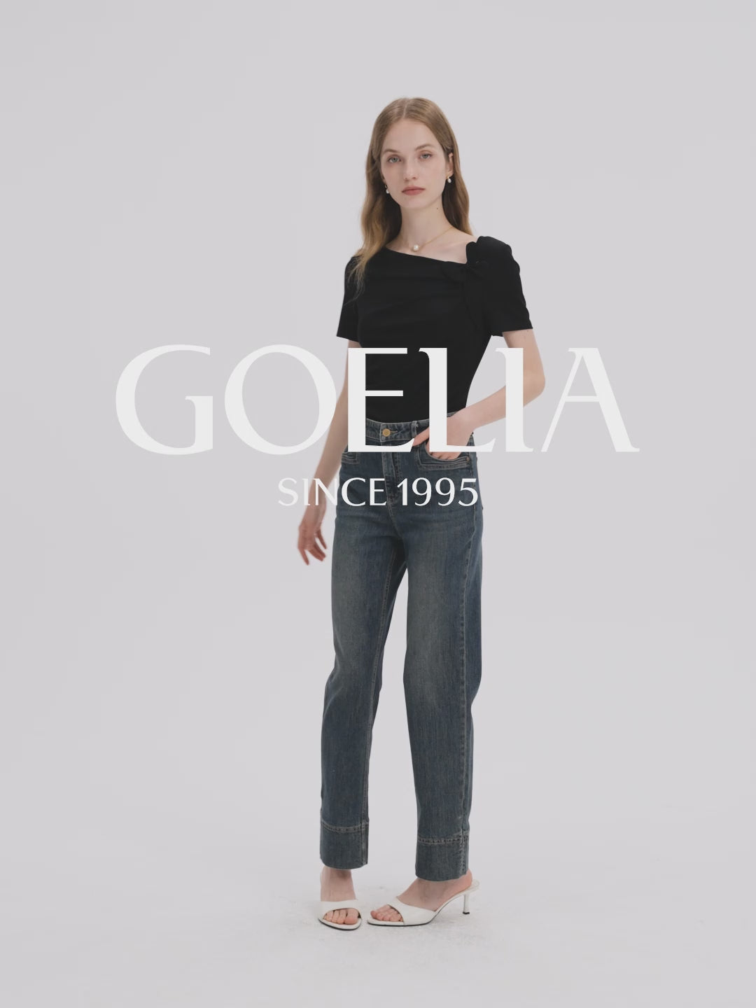 Ankle-Length Straight Denim