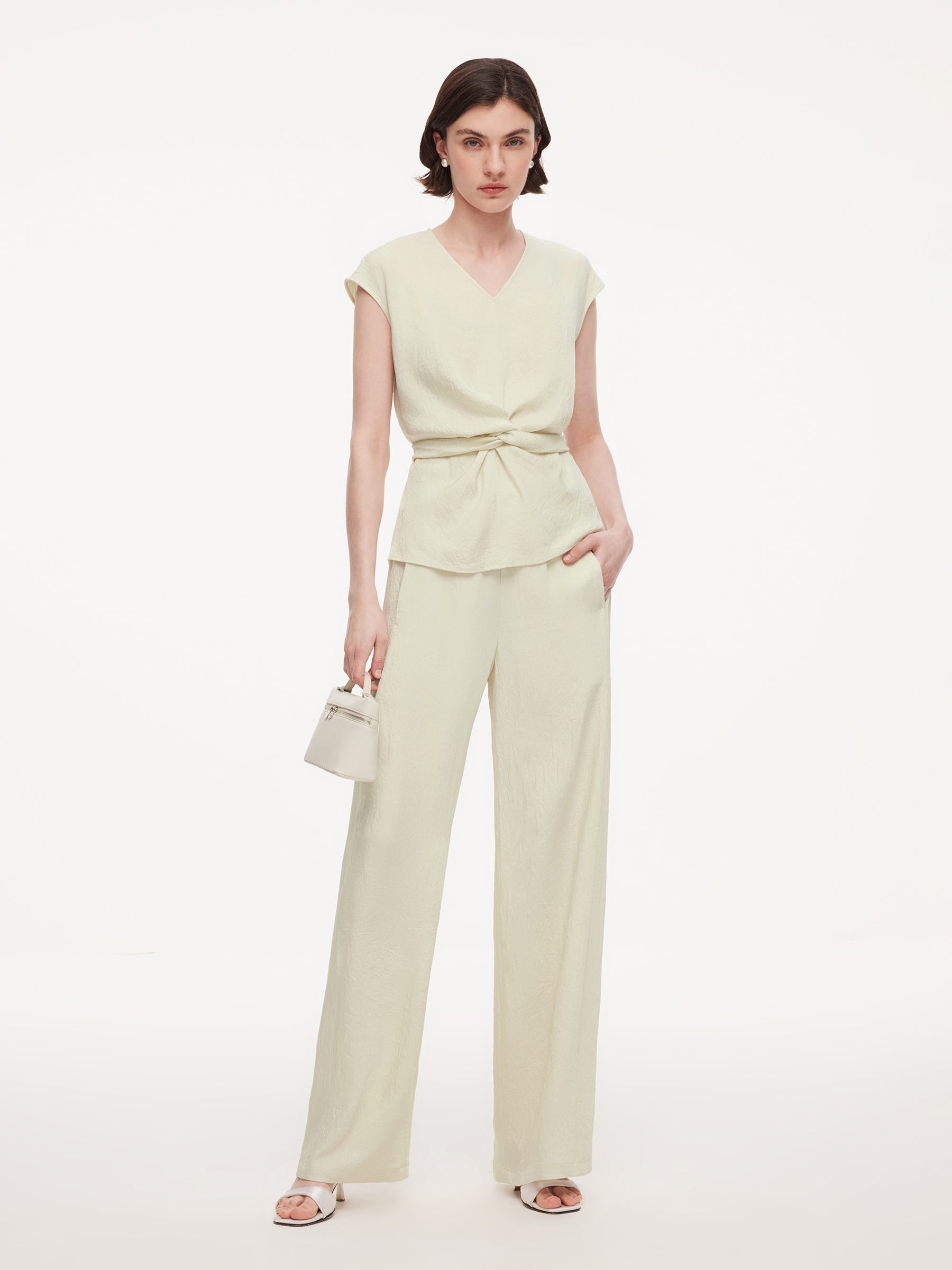 Pearlescent Acetate Tie Top