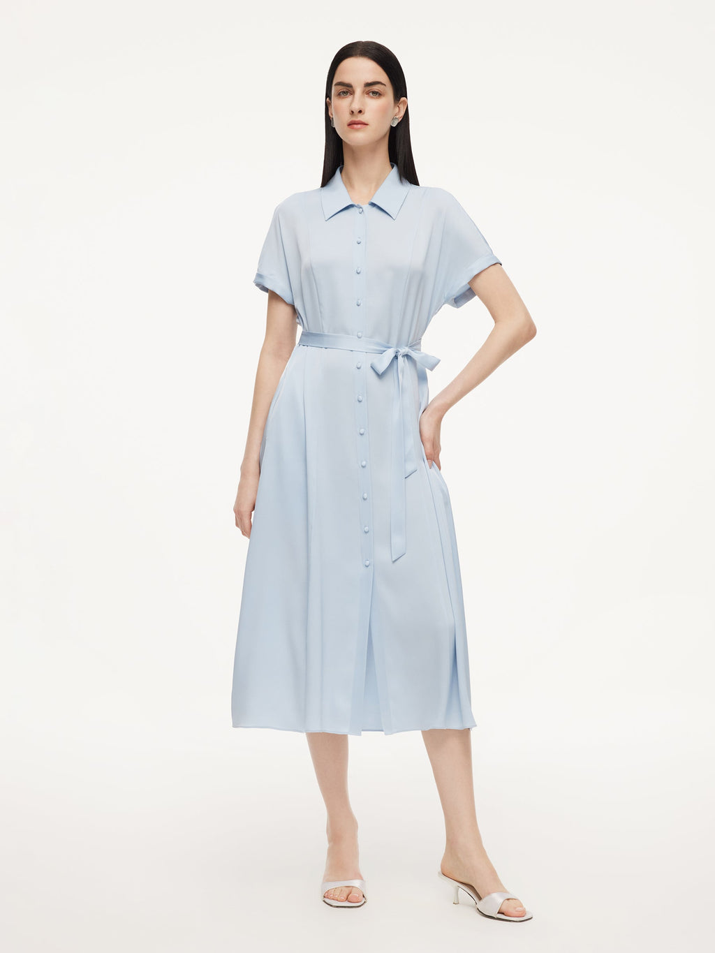 Mulberry Silk Shirt Dress