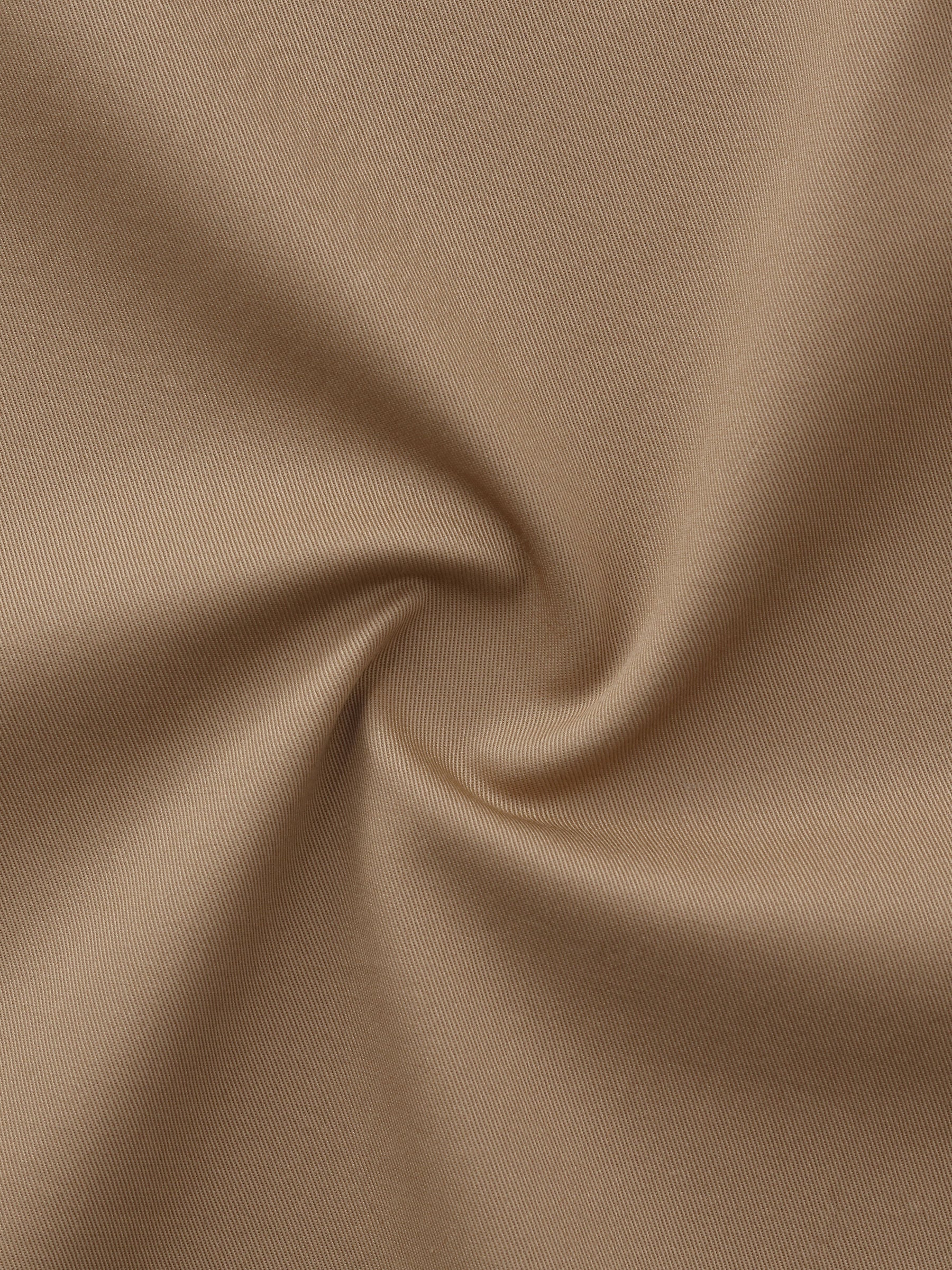 Cotton Stand Collar Trench