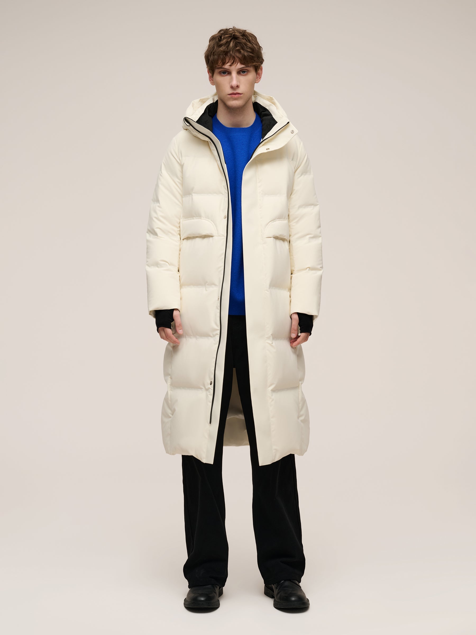 Waist-Defined Lightweight Coat