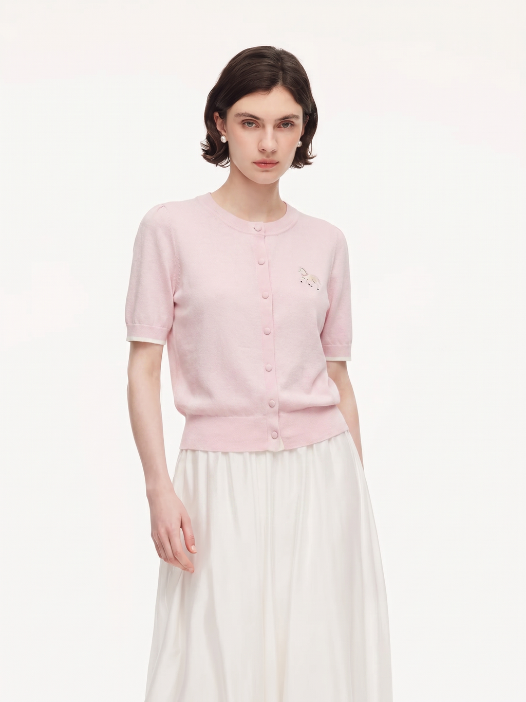 Tencel Pony Cardigan