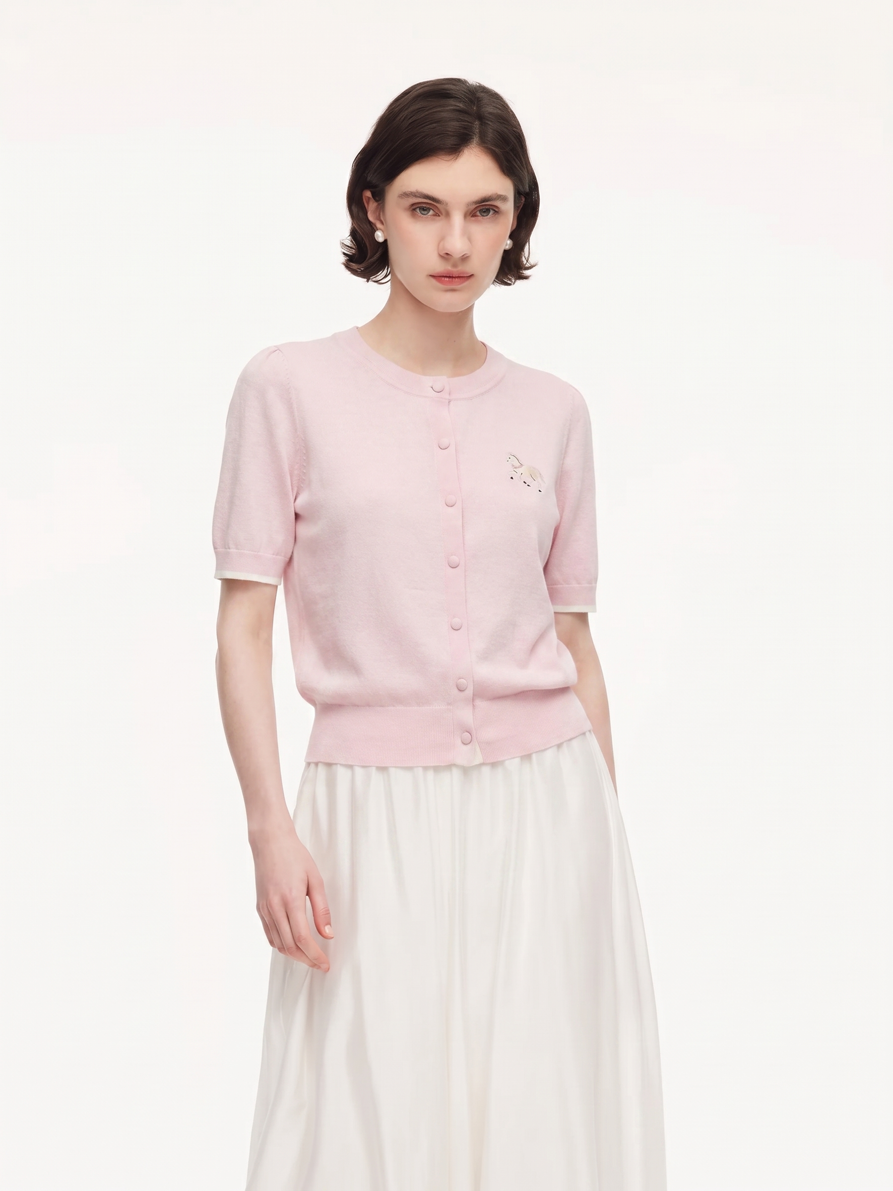 Tencel Pony Cardigan
