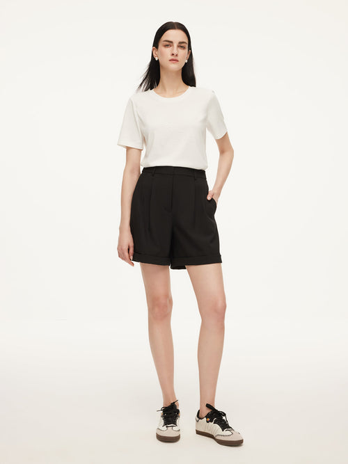 A-Line Elastic Shorts