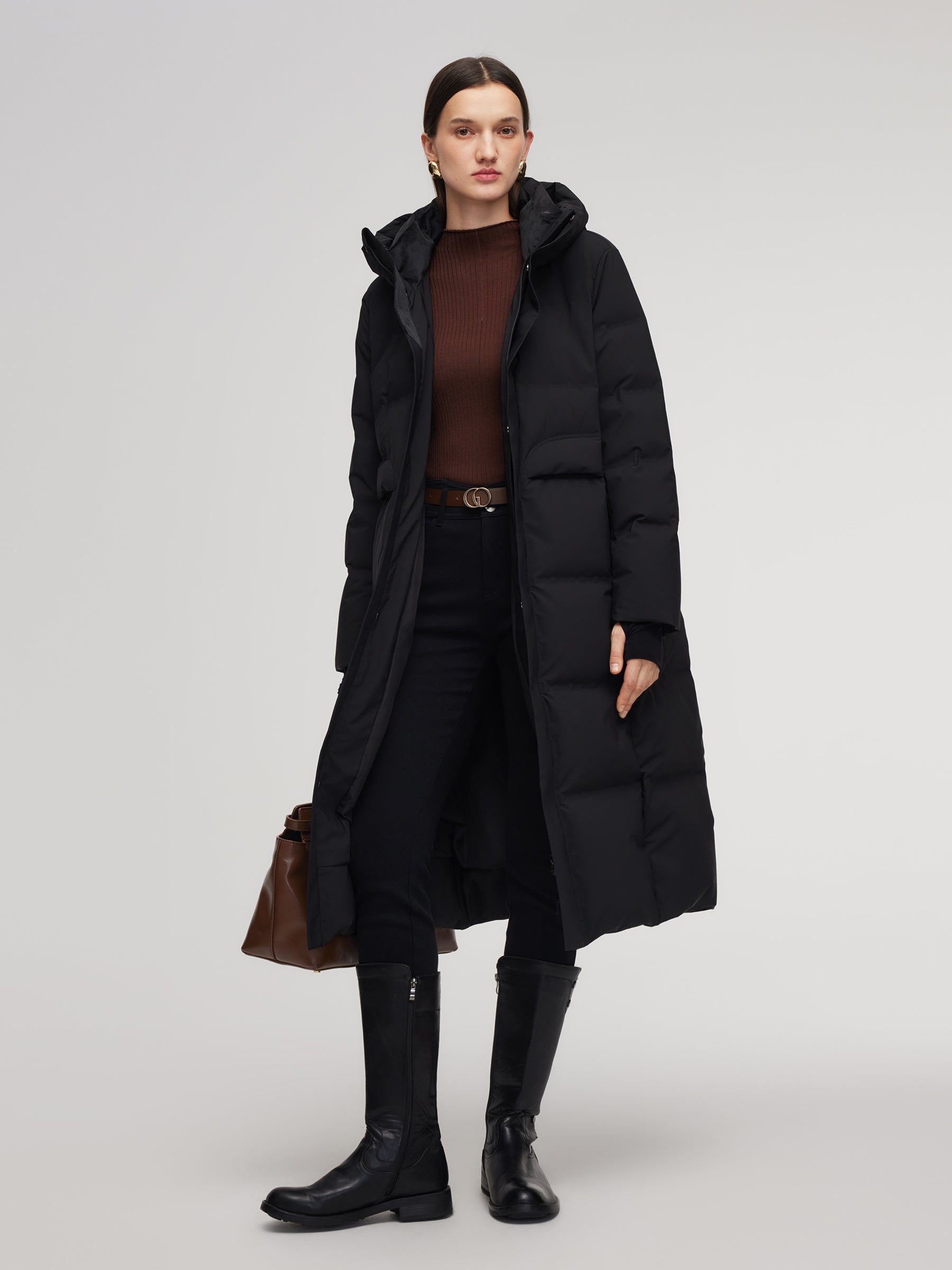 Waist-Defined Lightweight Coat