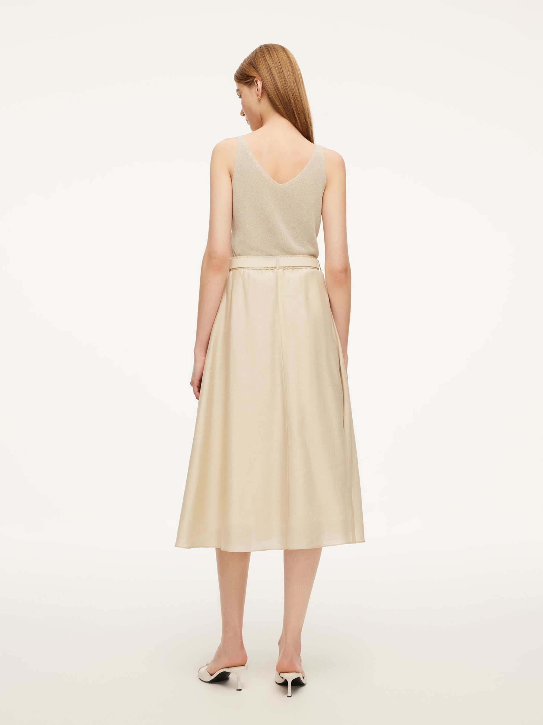 Lightweight Draped Dual-Use Skirt