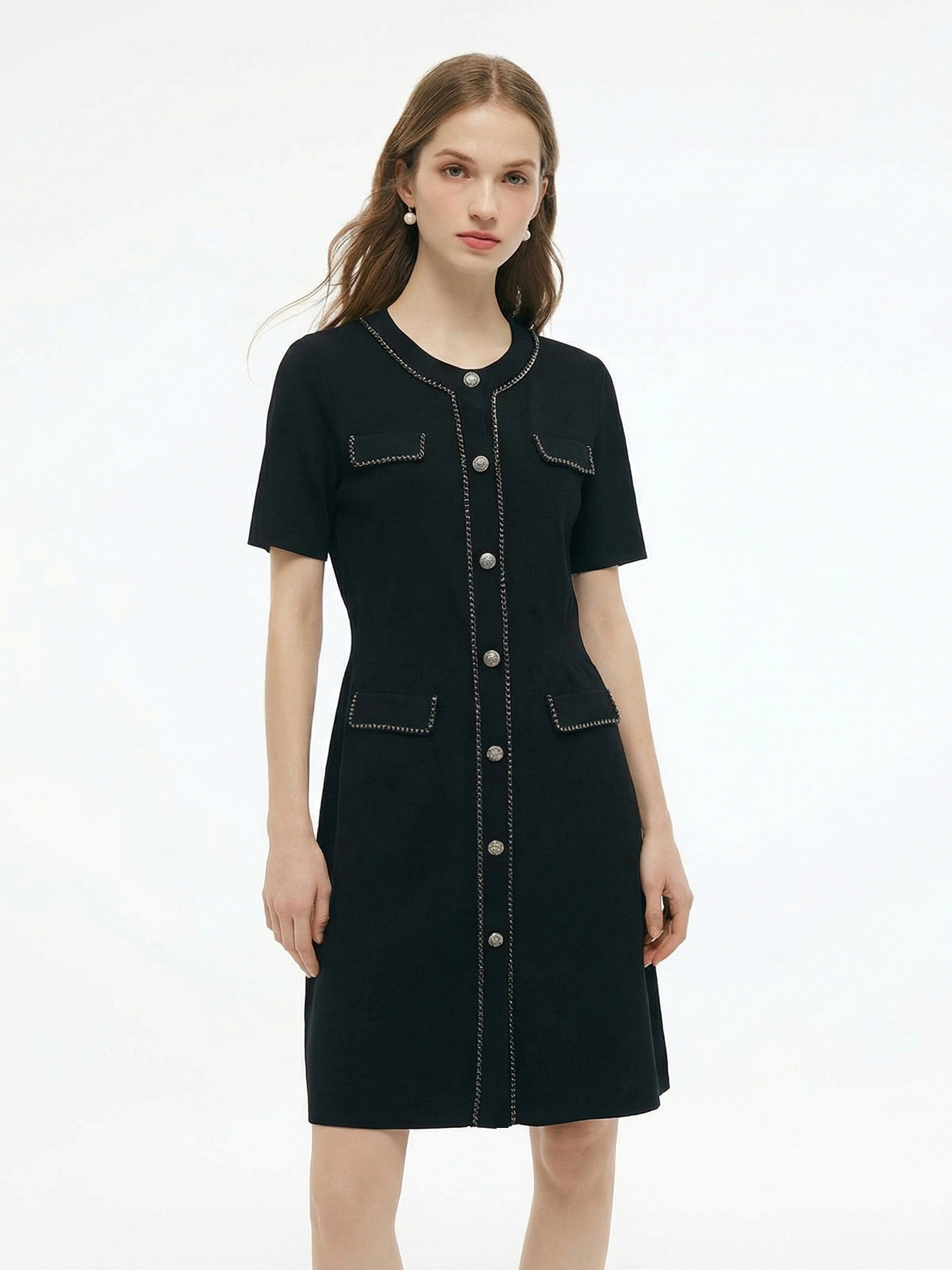 Tencel Ribbed Mini Dress