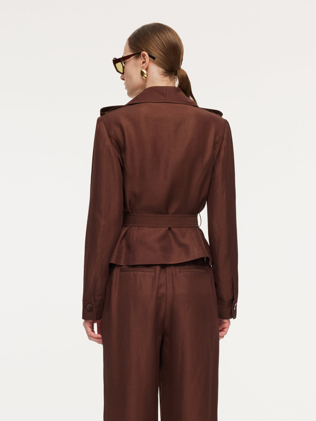 Asymmetric Lapel Jacket