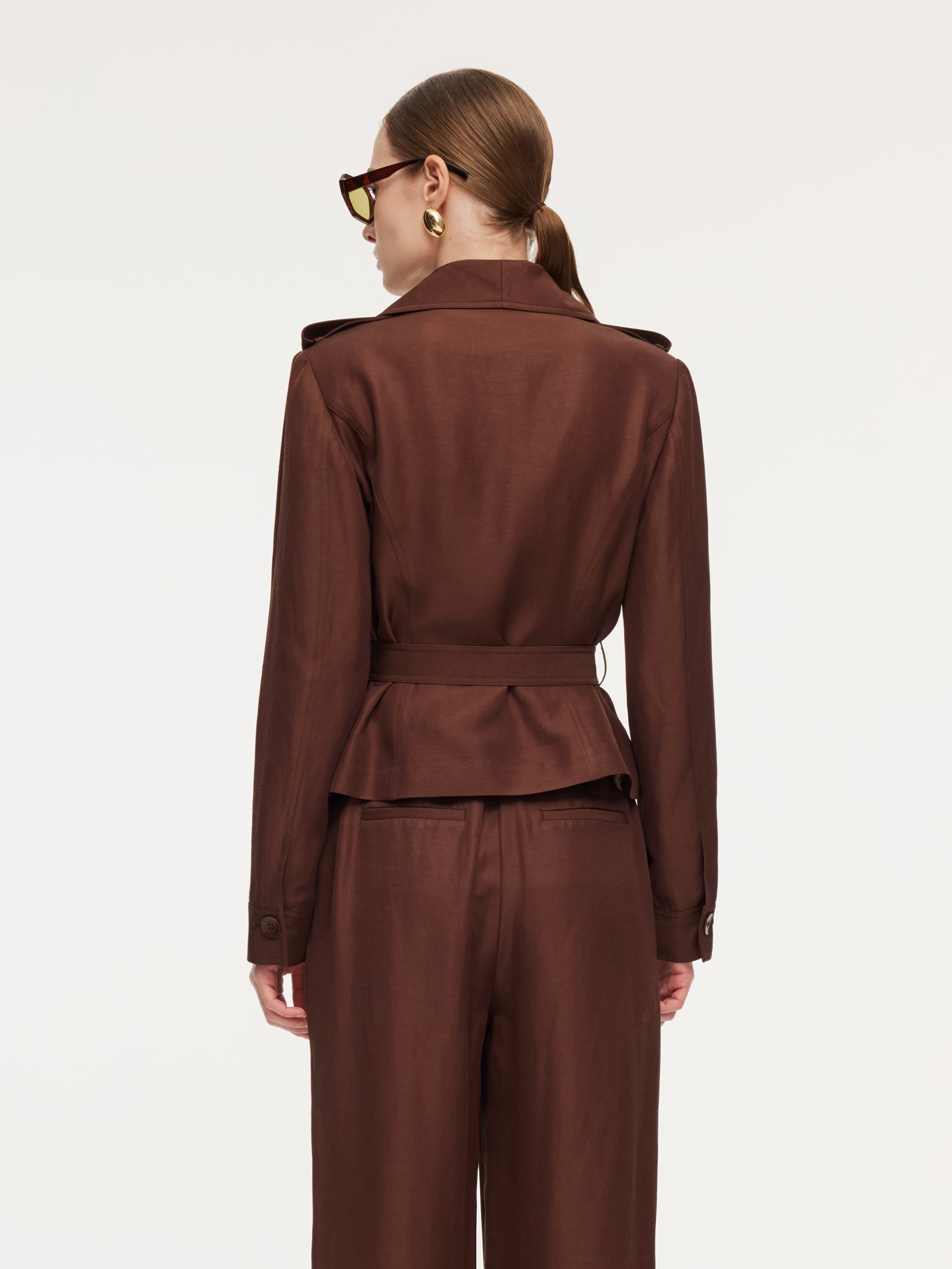 Asymmetric Lapel Jacket