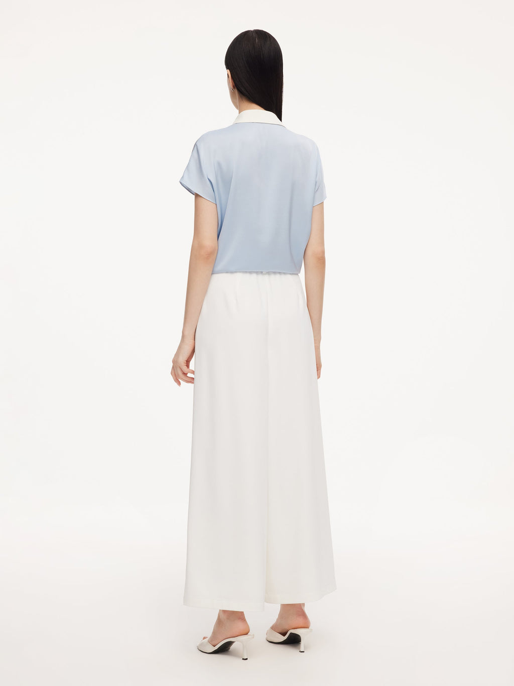 Micro-Elastic Ankle-Length Pants