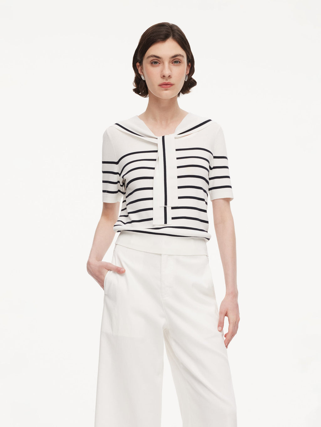 Lyocell Stripe Top