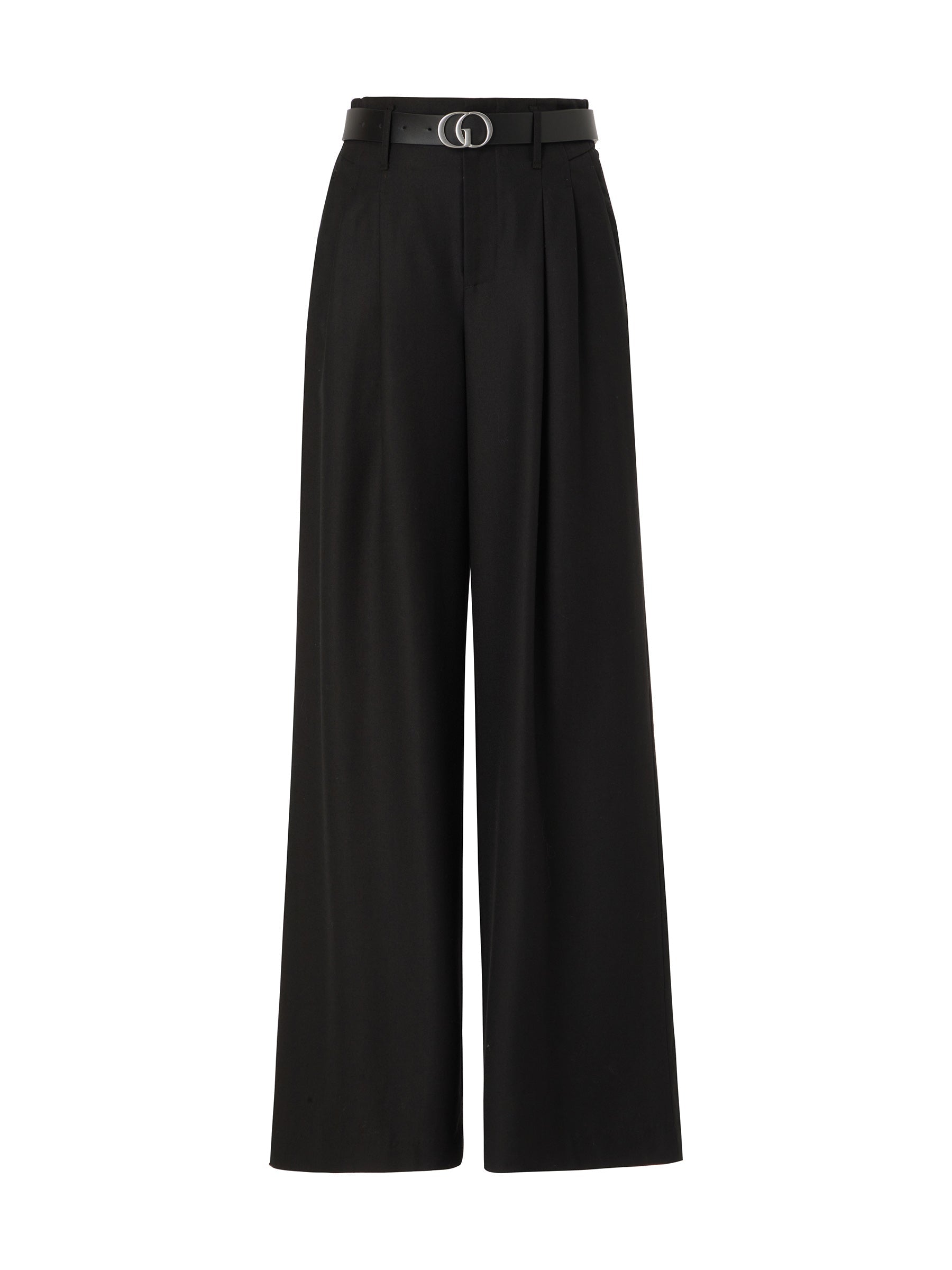 Worsted Wool Straight Leg