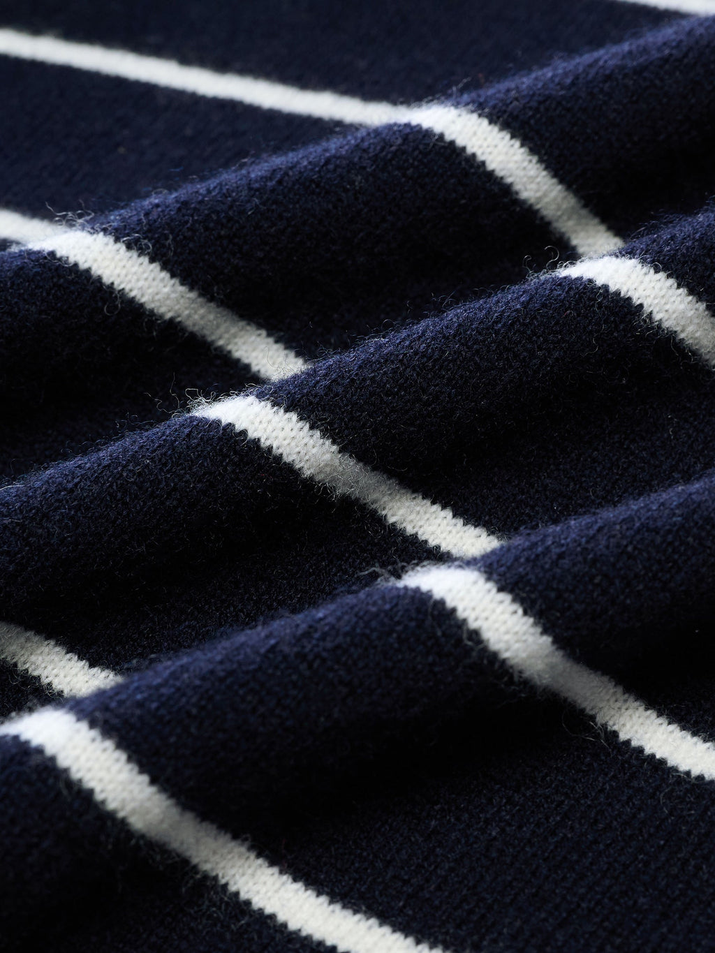 100% Wool Stripe Cardigan