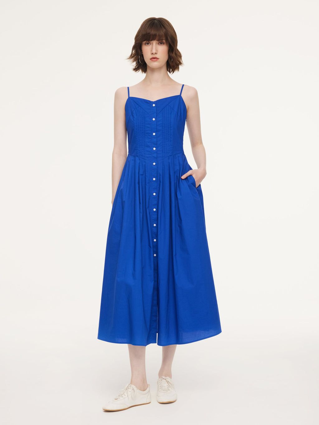 Side-Pocket Faux Placket