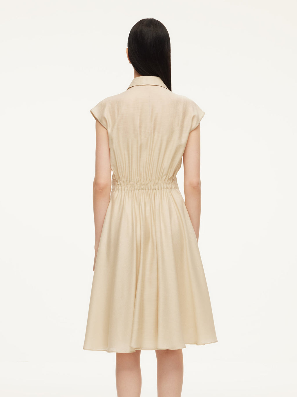 Tencel-Acetate-Linen Shirt Dress