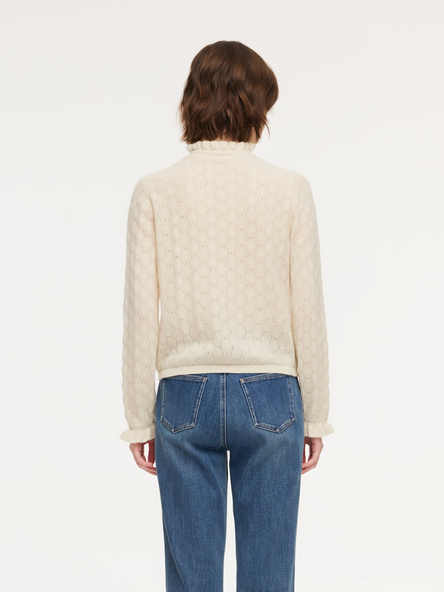 H-Shape Draped Knit Sweater