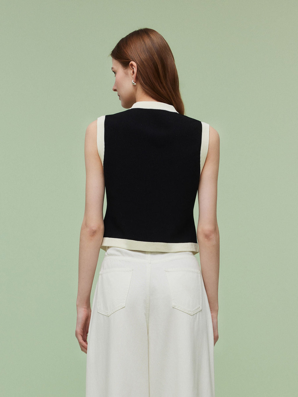 Tencel Micro-Elastic Knit Vest