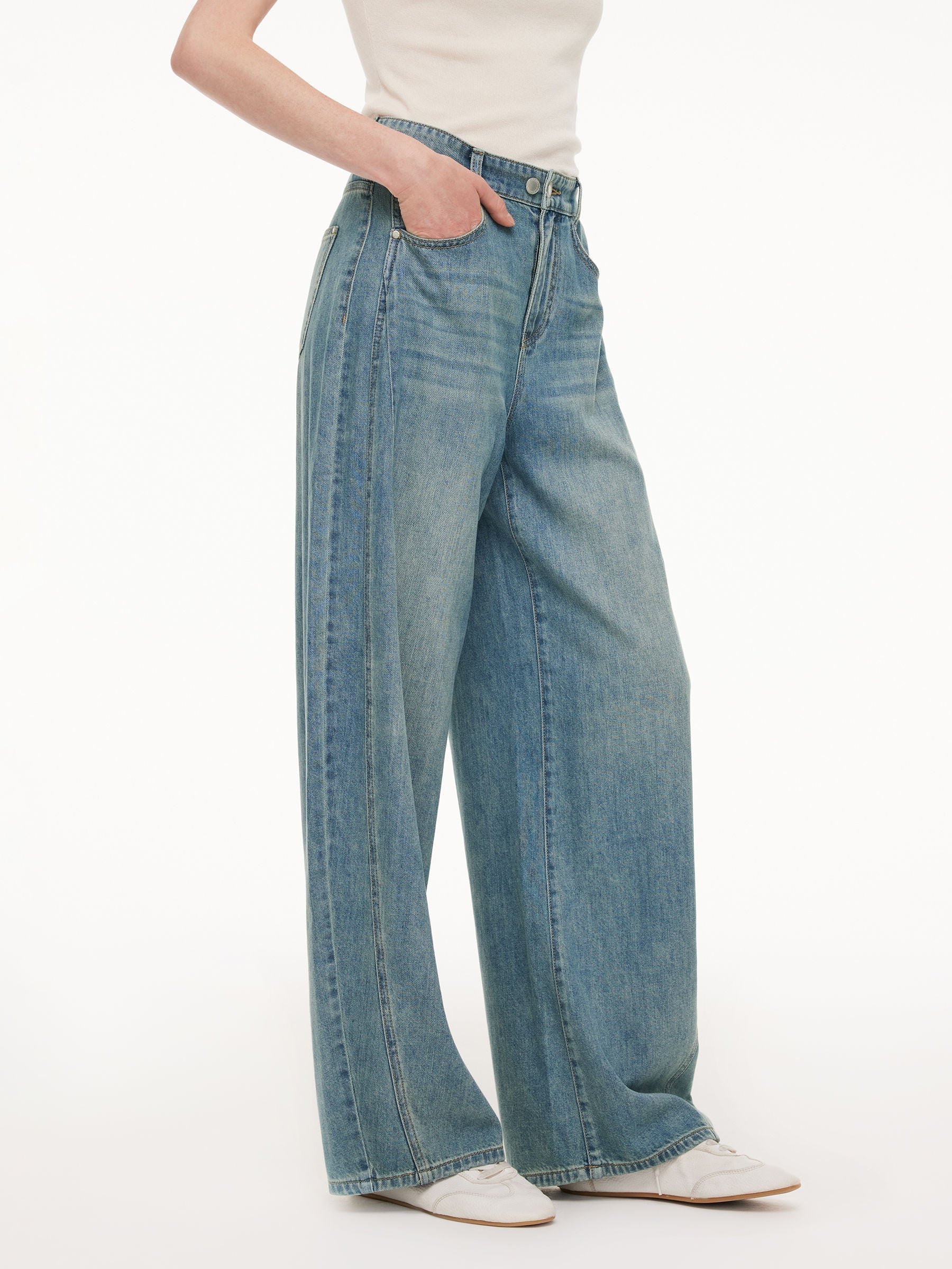 Double-Button Adjustable Waist