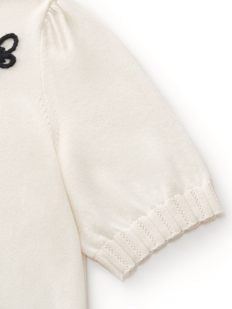 Tencel Butterfly Embroidery Top