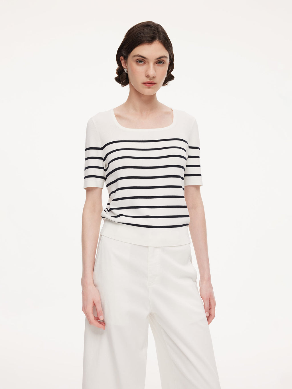 Lyocell Stripe Top