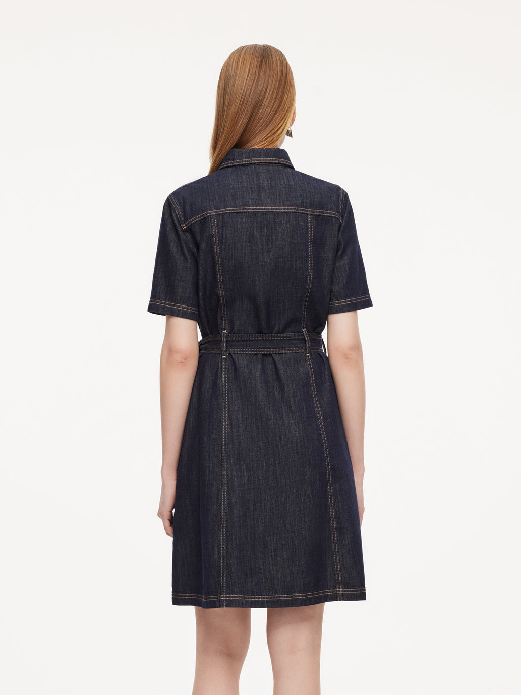 Denim Shirt Mini Dress