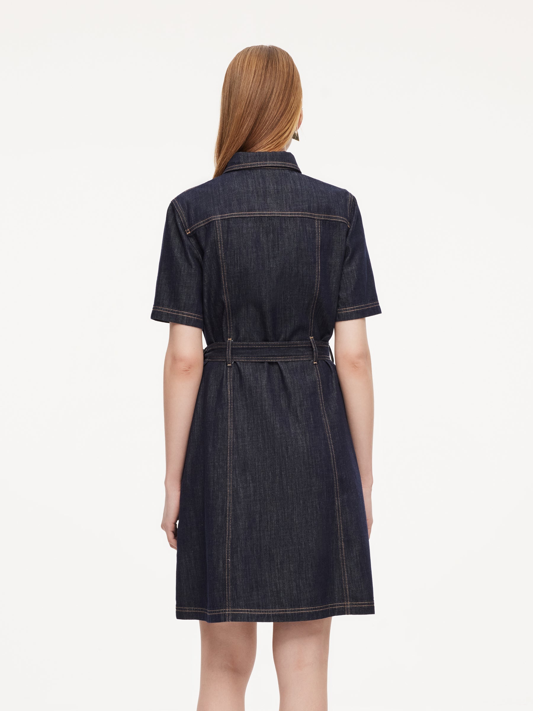 Denim Shirt Mini Dress