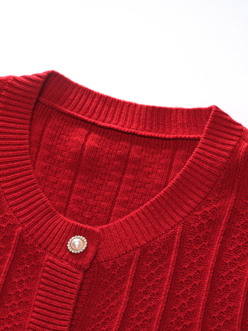 Tencel Wool Ruffle Cuff Cardigan