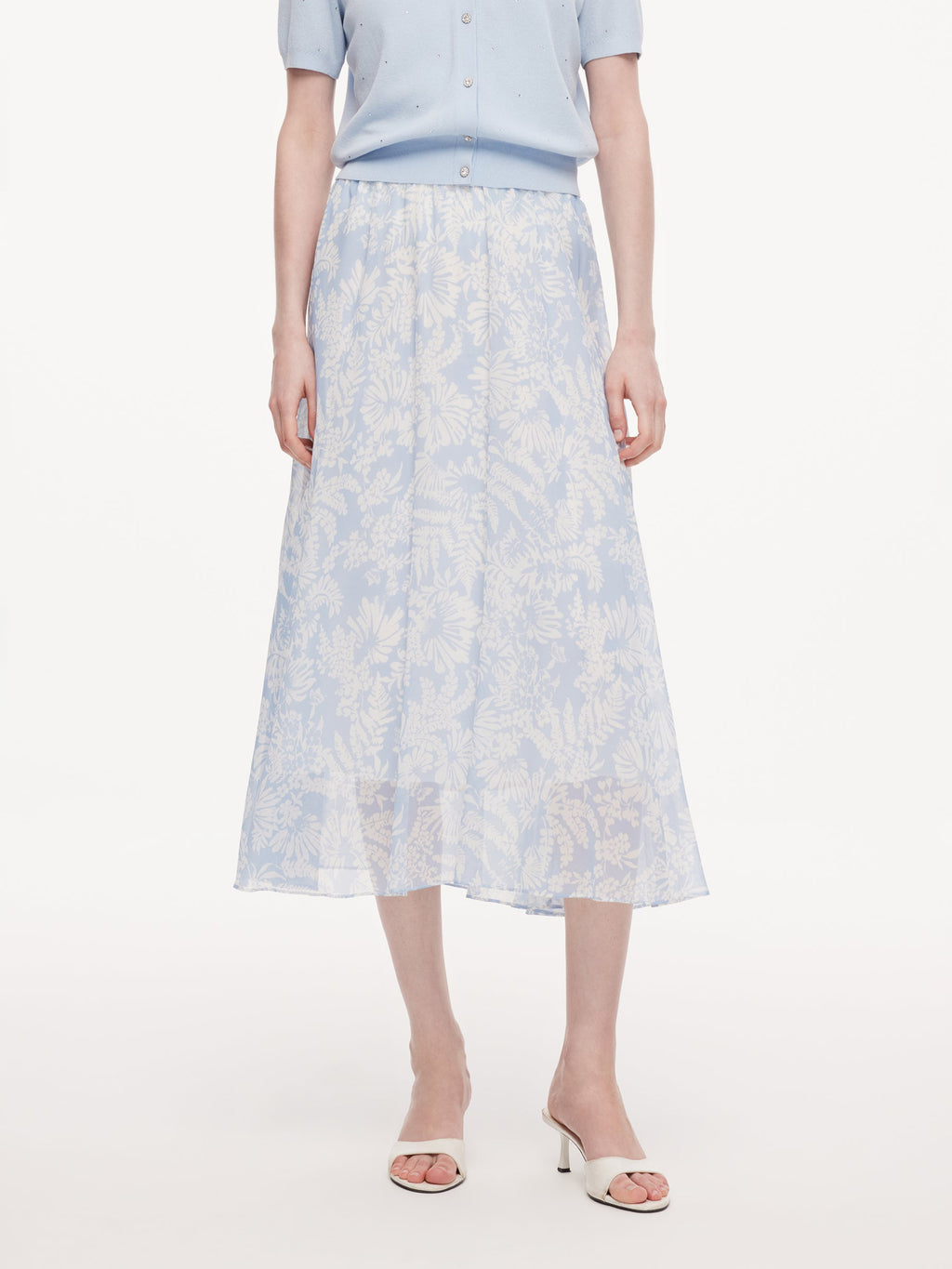 Mulberry Silk A-Line Skirt