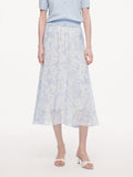 Mulberry Silk A-Line Skirt