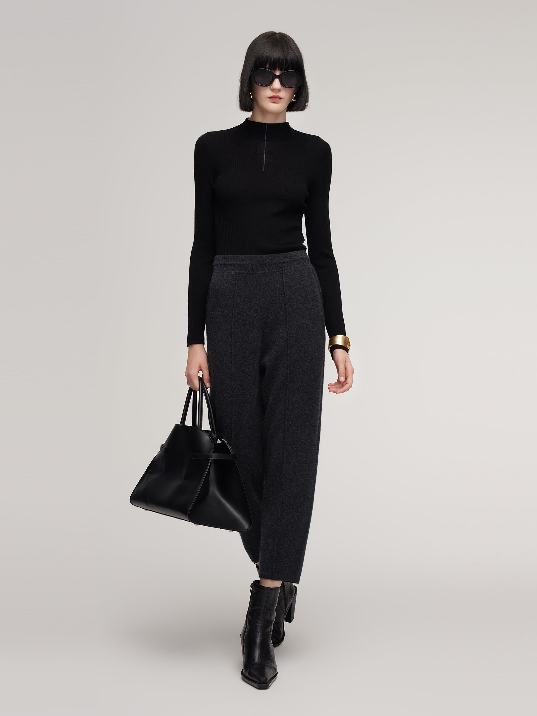Front Cutout Slim Fit Top