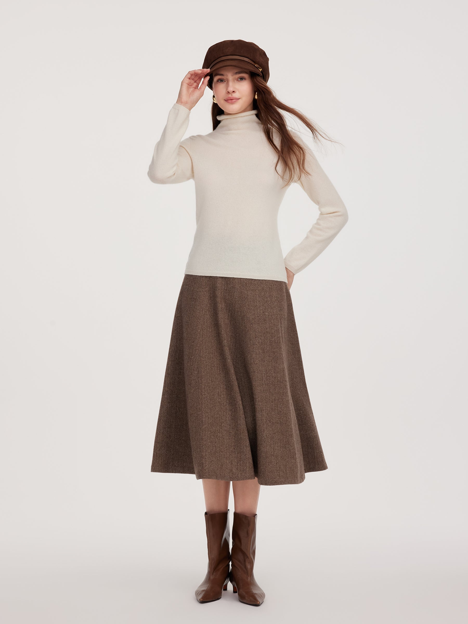 H-Silhouette Fit Knit Top