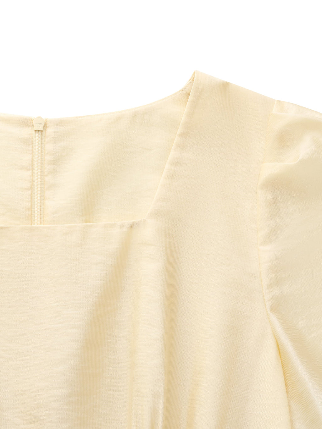 Square Neck Gathered Dress