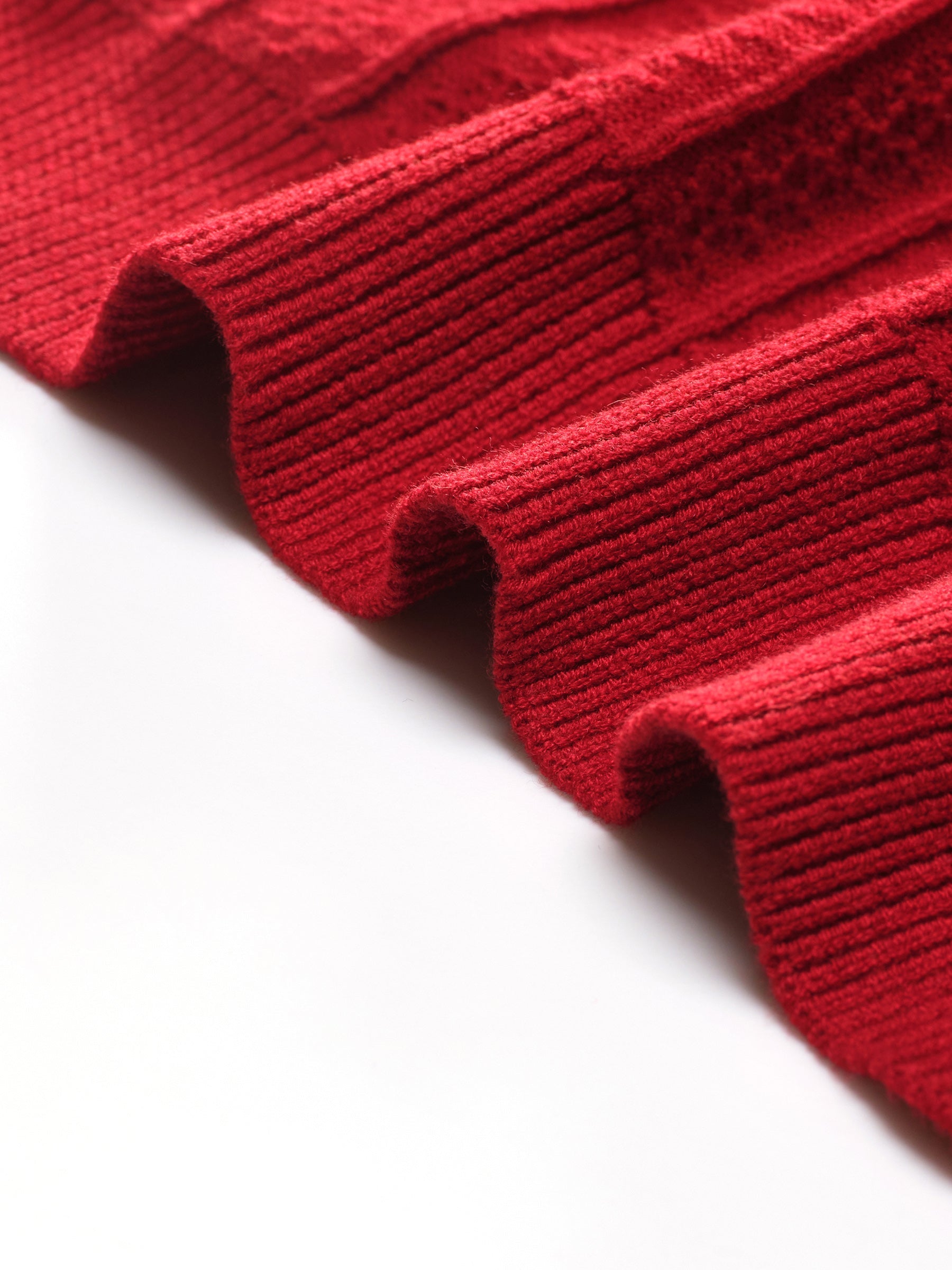 Tencel Wool Ruffle Cuff Cardigan
